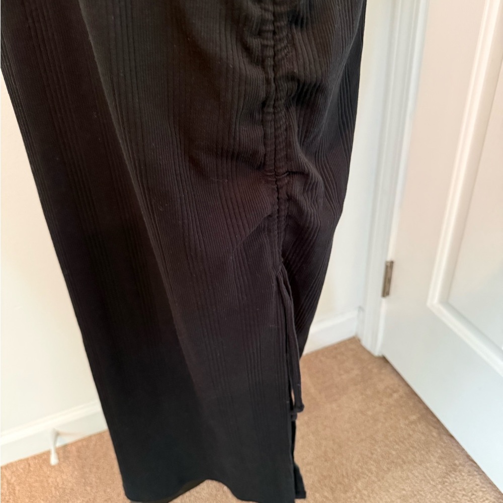 aerie Black Ribbed tank dress - Picture 3 of 5